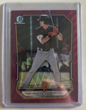 2026 Bowman Gavin Kilen Chrome Prospect Fuchsia Wave Refractor /199 Giants