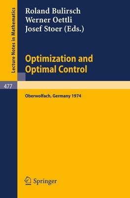 Optimization and Optimal Control R. Bulirsch