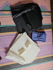 IKEA SKUBB - 3x Hängeregal mit 6 Fächern - weiß & schwarz (groß) + lila (klein)