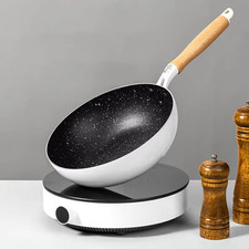 Non-Stick Ceramic Frying Pan Induction Aluminium Alloy Kitchen Cookware UK