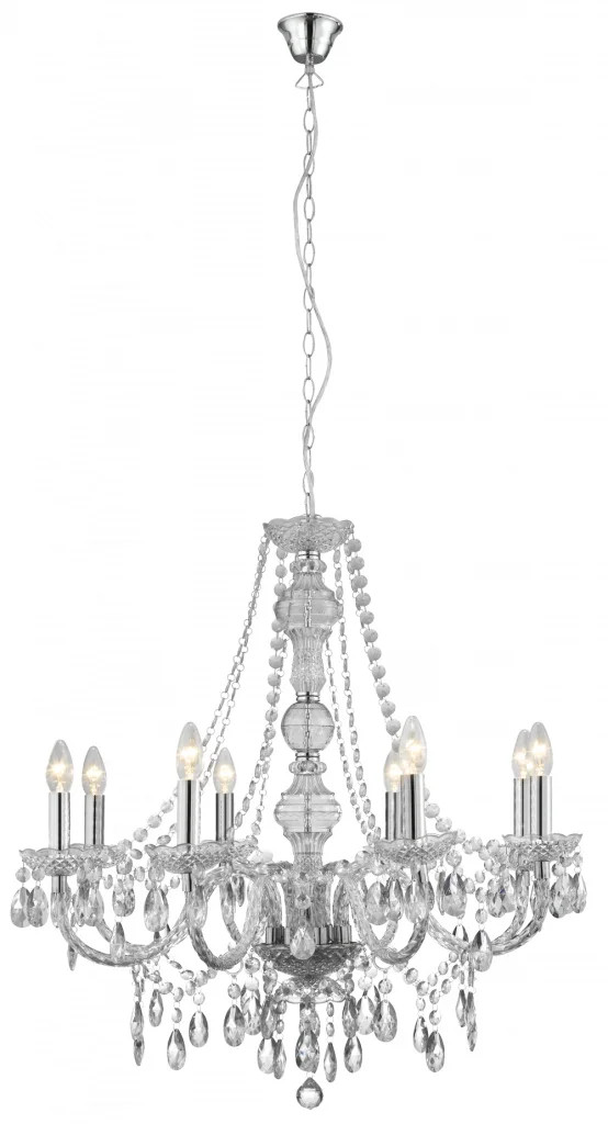 Ceiling Light Clear Marie Therese 8 Acrylic Searchlight 8888-8CL