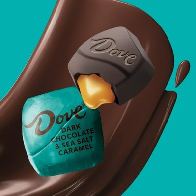 DOVE - DARK CHOCOLATE SEA SALT CARAMEL INDIVIDUALLY WRAPPED-LIMITED VALUE BULK!!