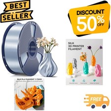 Pro-Grade 1KG Silk PLA Filament, 1.75mm - Perfect for Art & Craft Projects