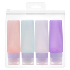 Travel Bottles for Toiletries, TSA Approved Silicone Travel Containers for To...
