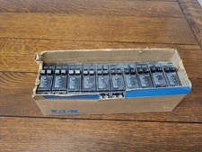 New Eaton Type BR 15-amp 2-Pole Tandem Circuit Breaker 10 Pack Box BD1515