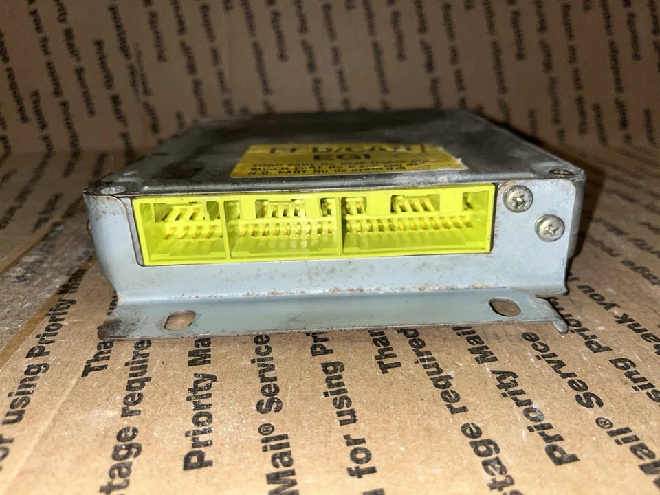 92JA-12A650-A1A 1993 Mercury Capri 1,6 L motor manual módulo de computadora ECM Foto 2 de 3