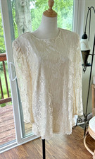 Vintage David Rose Tunic/ Mini-Dress, Laced Sz 16 Made In The USA