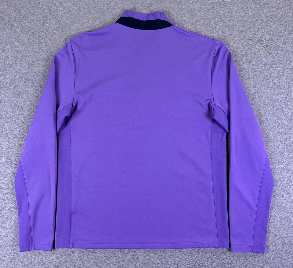 Utah Jazz Greyson Quarter Zip Mens Medium Purple Performance Golf Team - Image 4 of 4
