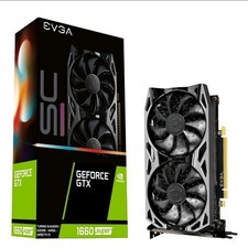 EVGA GeForce GTX 1660 Super  06G-P4-1068-KR  Sc Ultra Gaming, 6GB GDDR6 Dual Fan