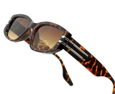 Cat Eye Sunglasses Tortoise Retro Classic Vintage Design Women's Fashion UV 100%