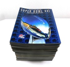 Lot of (25) 1987 Super Bowl XXI 21 Programs Denver Broncos vs New York Giants