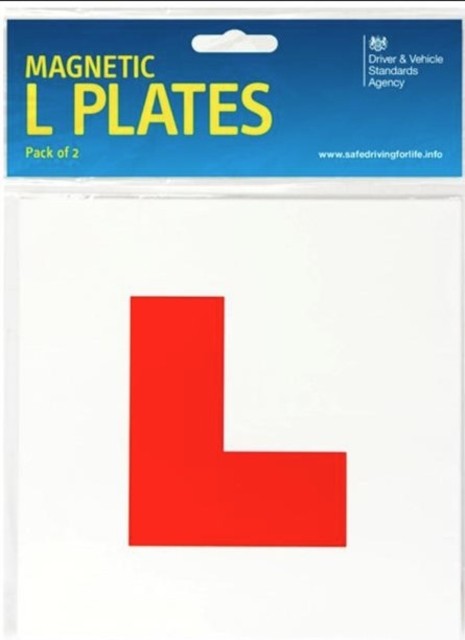 The official DVSA magnetic L plates by The StationeryOffice (CD-Audio) - Image 3