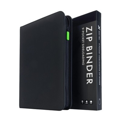 Vault X 9 Pocket Zip Binder, 360 Cards, Exo-Tec Material, 20 Side-Loading