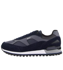 HUGO BOSS DARK BLUE MENS SHOE SNEAKER PARKOUR L RUNN MITHP 50568929402