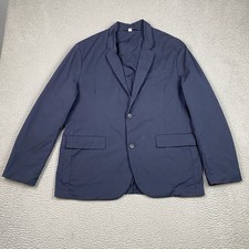 Goodfellow  Co Men's Size L Navy Blue Kenwood Blazer Stretch Large Unstructured