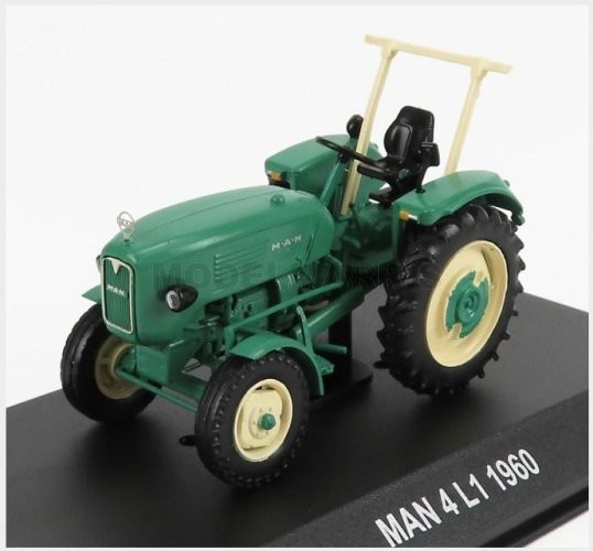 Edicola THC-G1627037 MAN - 4L1 Traktor 1960 - Mit Vitrine - Mit Vitrine - Gree-image