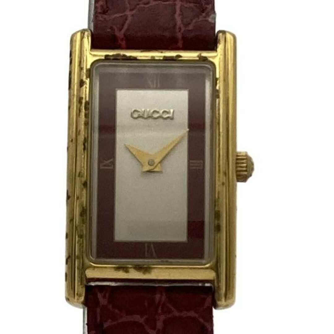 Gucci Watch - 2600L Ladies Beige Bordeaux