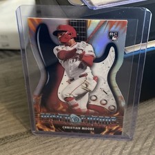2026 Bowman Chrome Power Chords RARE DIE-CUT INSERT PC-19 Christian Moore, RC