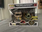 Funko Pop! Movies Jurassic Park Dennis Nedry & Dilophosaurus 2-Pack Exclusive