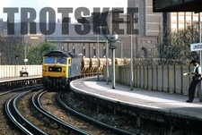 35mm Slide BR British Railways Diesel Loco Class 47 Lewisham 1981