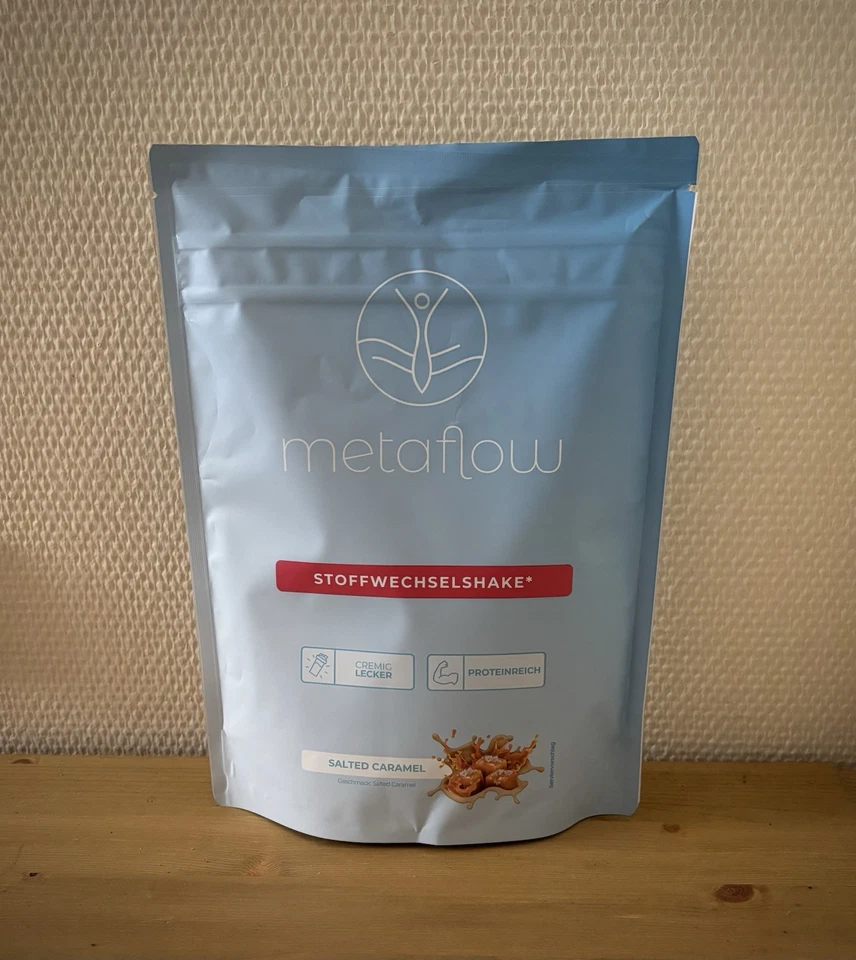 Metaflow Stoffwechselshake Salted Caramel 450g NEU