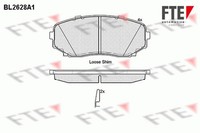Bremsbelagsatz Scheibenbremse FTE 9010875 FüR Mazda CX ER TB KF TC AWD KF4W2 MZR