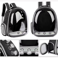 Pet Portable Carrier Backpack Space Capsule Travel Dog Cat Bag Transparent US