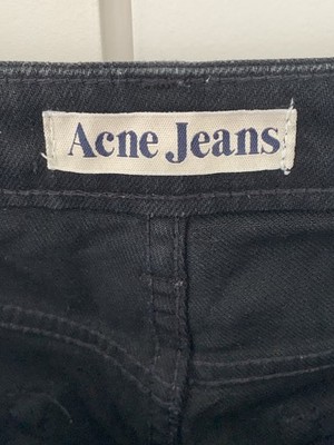 acne studios jeans hep black worn perfekter zustand 31/34 passt größe 36/38