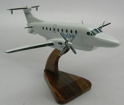 Beech 1900 Skylink Aviation Airplane Desktop Wood Model Regular Free Shipping