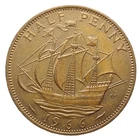 Photo of a 1966 Elizabeth II Half Penny from an eBay listing that sold on Jun 2, 2026