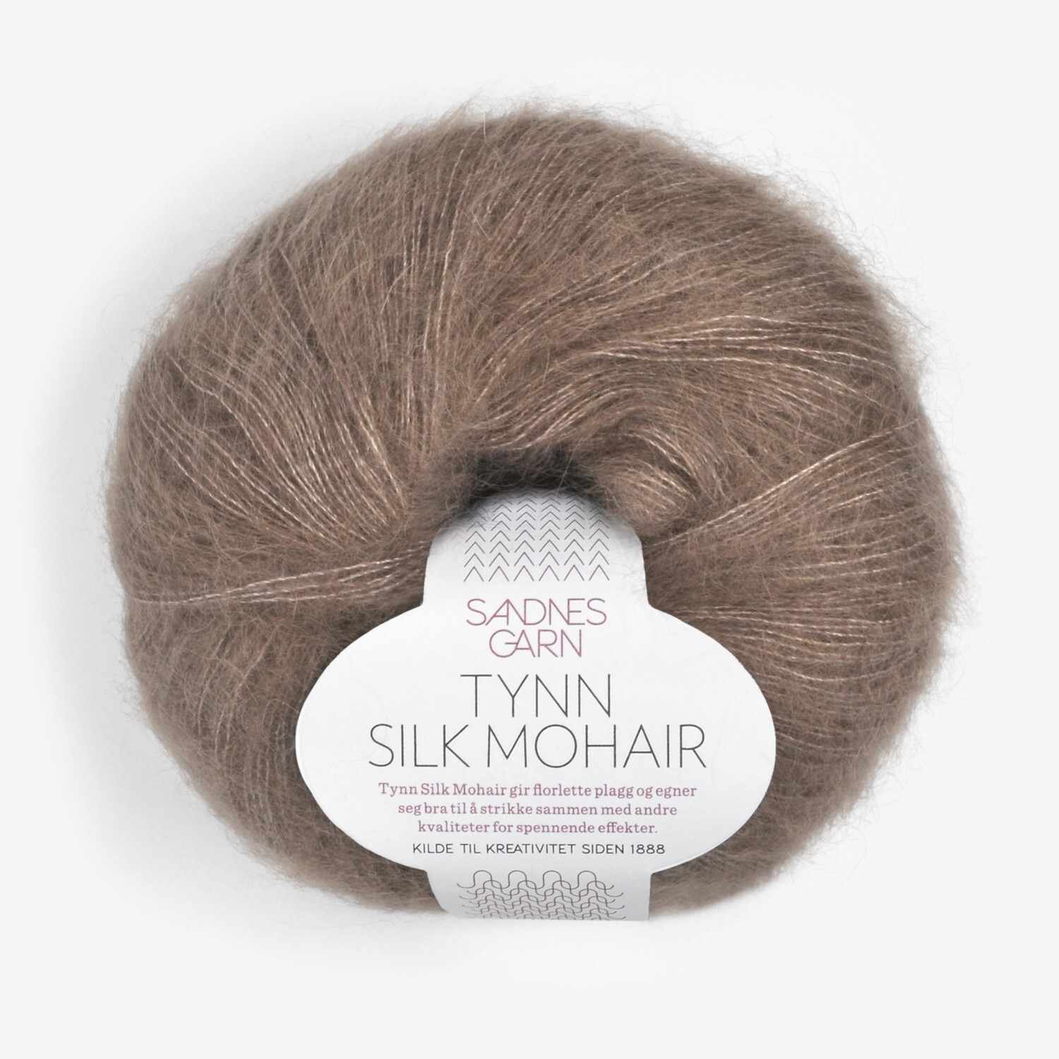 Thin Silk Mohair by SANDNES GARN - EIKENØTT (3161) - 25 g / approx. 212 m Wool