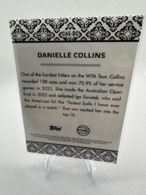 2024 Topps Chrome Tennis Aces #CAS-DC Danielle Collins t2 | eBay