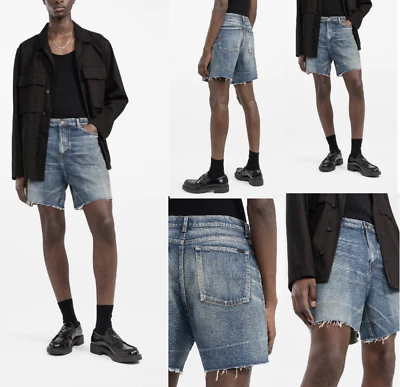 SAINT LAURENT DENIM SHORTS "CALIFORNIA" PANTS JEANS HOSE TROUSERS JAPAN MADE 30 - Bild 1 von 4