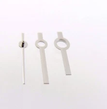 Plain Non Luminous Silver Watch Hands For Rolex 2230 2235 Watch w/ Diamond Dial