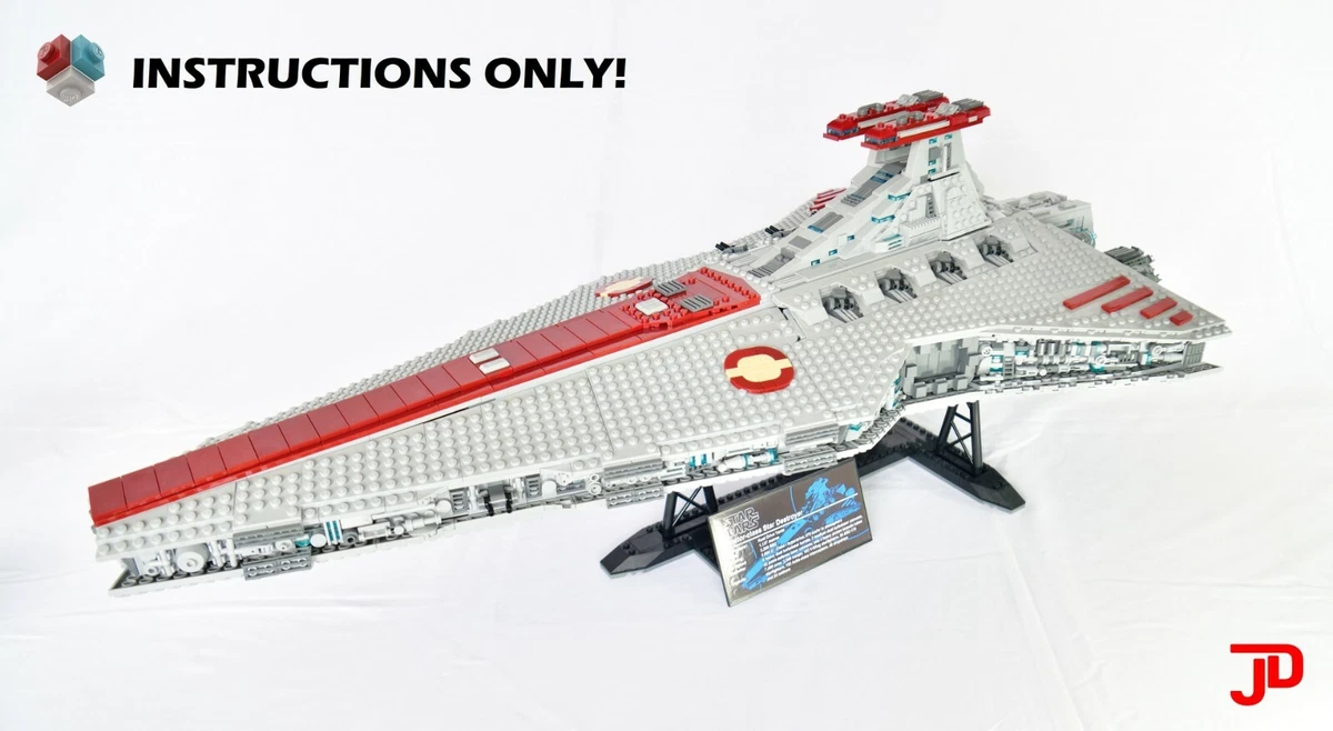 Star Wars UCS Venator Star Destroyer MOC 75252-scale INSTRUCTIONS