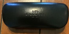 Coach New York Black Hard Clam Shell Eye Glasses Sunglasses Case Only