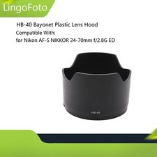 HB-40 77mm Bayonet Plastic Lens Hood for NIKON AF-S NIKKOR 24-70mm f/2.8G ED