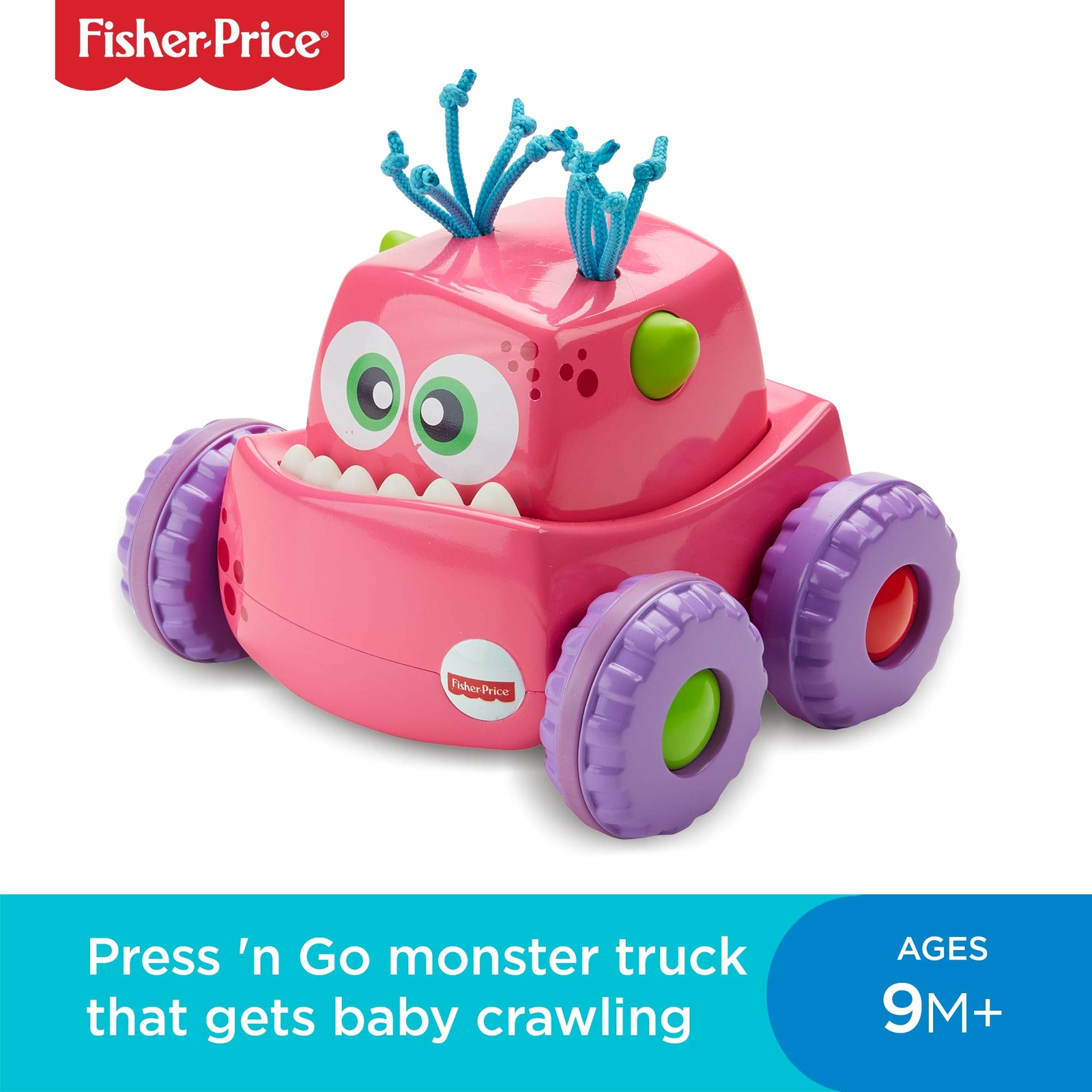 Fisher-Price DRG14 Press-N-Go Monster Truck Розовый игрушка для ползания костюм 15490₽