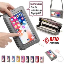 Crossbody Cellphone Purse Women Touch Screen Bag RFID Blocking Wallet Handbag
