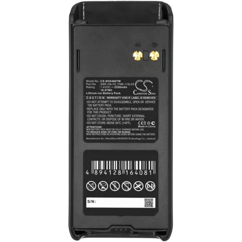 SBR-29LIIS FNB-115LIIS Battery for Standard Horizon HX400IS 2550mAh 7.4V- - Picture 2 of 6