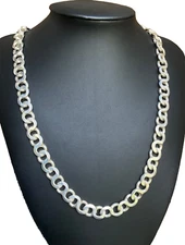 Vintage Sterling Silver Necklace Handcrafted