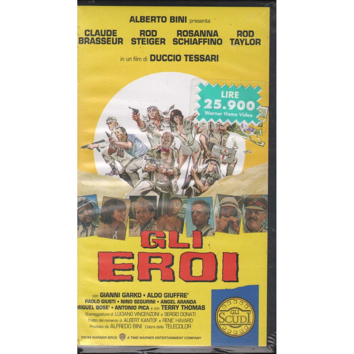 The Heroes VHS Duccio Tessari Univideo - PIV91947 Sealed