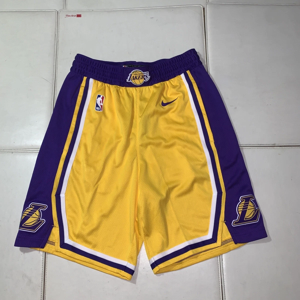 Los Angeles Lakers Icon Edition Men's Nike NBA Swingman Shorts