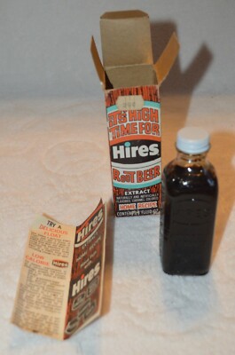 Vintage Hires Root Beer Extract 3oz Complete with Instructions | eBay