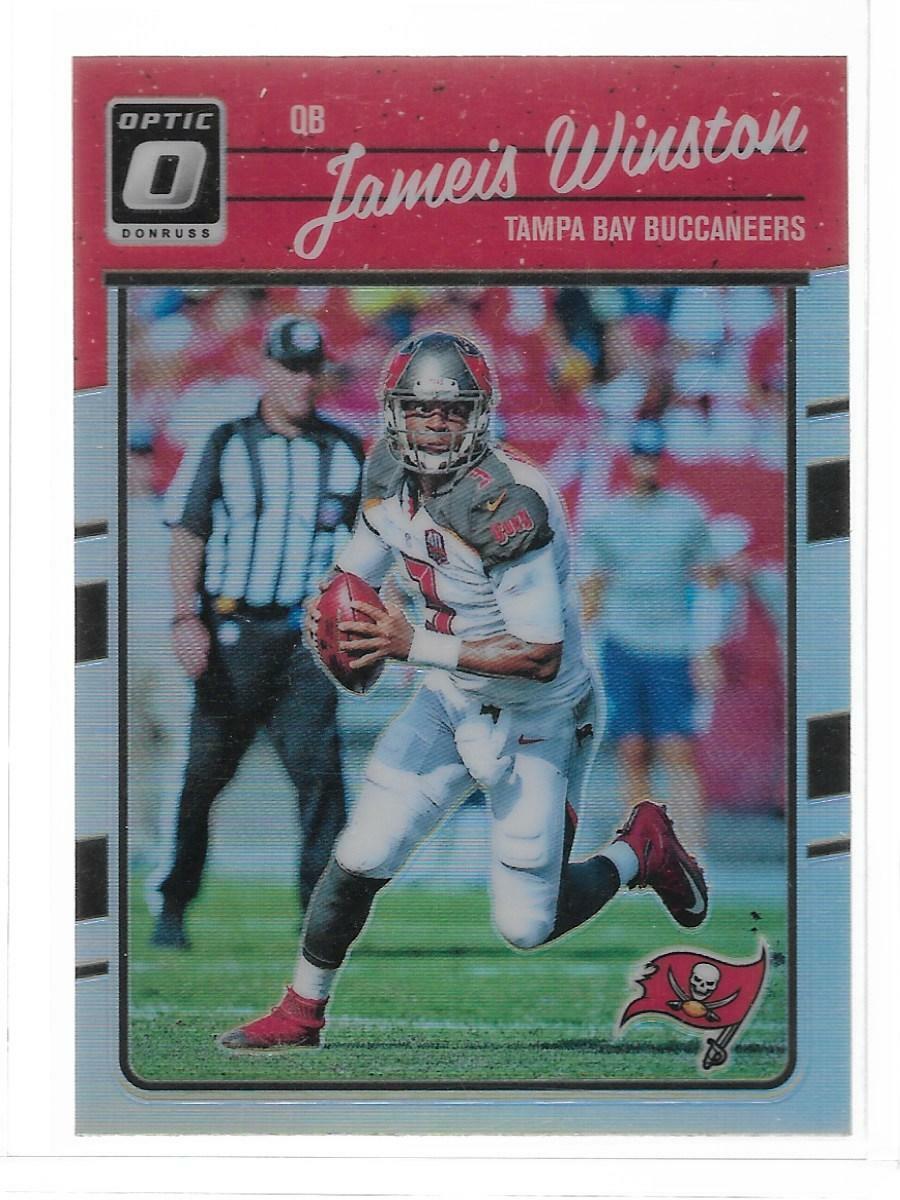2016 Donruss Optic Holo #92 Jameis Winston Refractor Silver