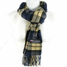 Bufanda para hombre y mujer de 100% CASHMERE Plaid ESCOCIA  de alta calidad