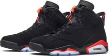 Men's Jordan 6 High Retro Black Infrared Retro All Size US 7-12