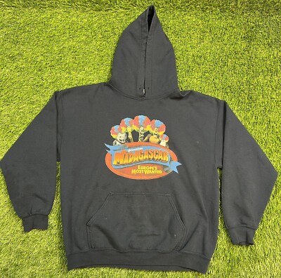 DreamWorks Madagascar 3 Europe's Most Wanted Promo Hoodie Men's L
