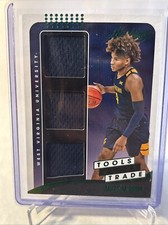 Miles McBride 2021-22 Absolute Tools of the Trade Green foil Rookie Jersey Card