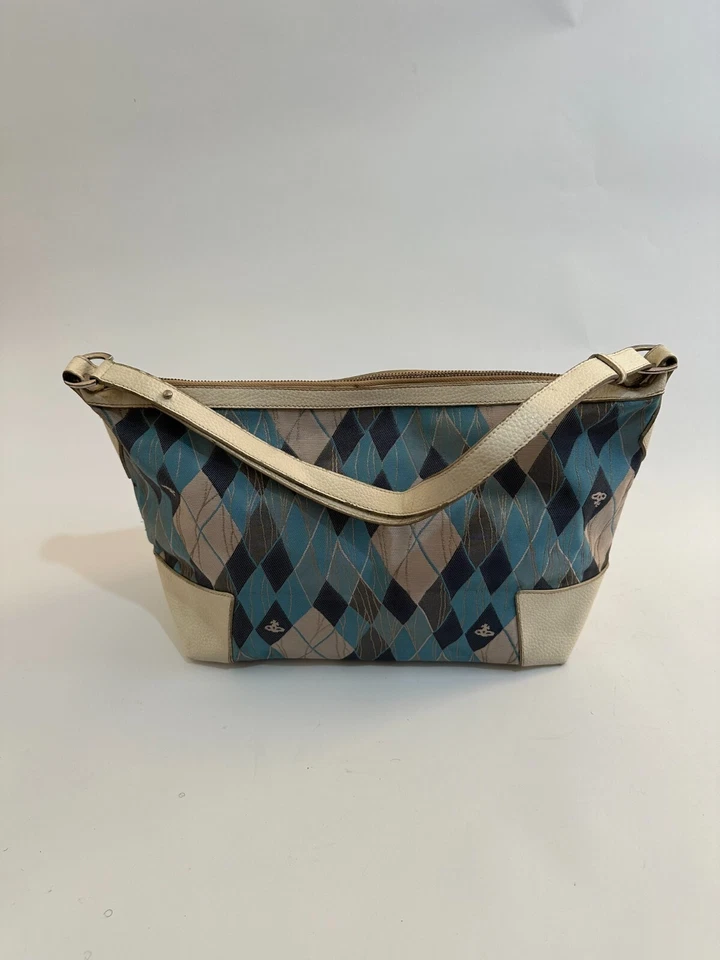Vivienne Westwood Checkered Argyle Shoulder Bag - Image 4 of 4